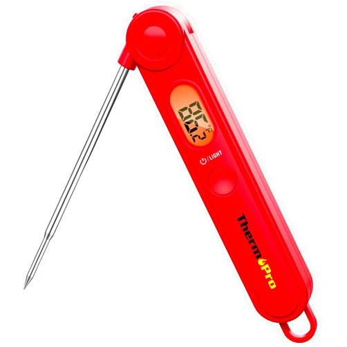 ThermoPro TP-03B Digital Meat Thermometer for Cooking Kitchen Food Candy Instant Read Thermometer with Backlight and Magnet for Oil Deep Fry BBQ Grill Smoker Thermometer