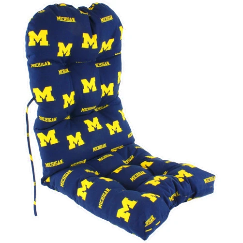 College Covers NCAA Adirondack Cushion, 45 in x 20 in x 3 in, Michigan Wolverines