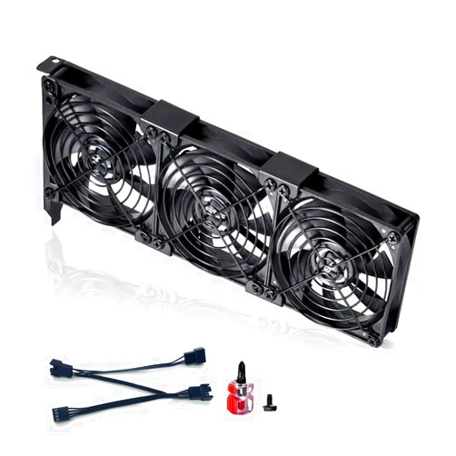 SCCCF Graphic Card Fans, Graphics Card Cooler, Video Card Cooler, PCI Slot Dual 90mm 92mm pwm Fans, VGA Cooler