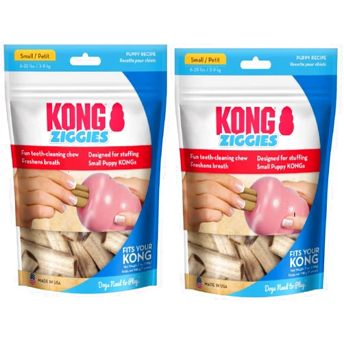 KONG - Ziggies Puppy Small, Pack of 2