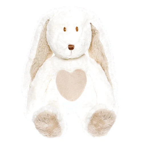Teddykompaniet 17 Inch Teddy Cream Bunny, White