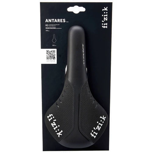 Fizik Antares R3 - k:ium Rails - Black/Black/White - Large