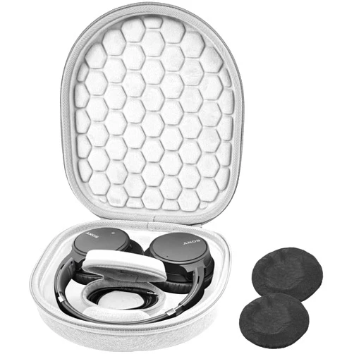 ProCase Hard Case for Sony WH-CH720N/ WH-CH710N/ WH-CH520/ WH-CH510/ WH-1000XM5/ WH-1000XM4/ WHXB910N/ Bose 700 Noise Cancelling Wireless Headphones, Travel Carrying Bag with 2 Dust Covers -Grey