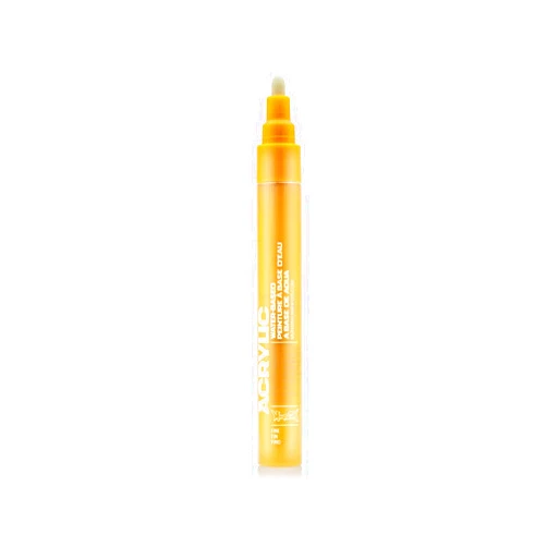 Montana Cans Montana Acrylic Paint Marker, 2mm, Fine Nib, Shock Yellow (045370)
