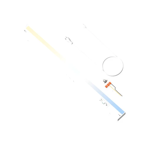 Ensenior 12 Inch LED Under Cabinet Lighting Hardwired or Plug-in Installation, 5CCT Color Selectable - 2700K/3000K/3500K/4000K/5000K, Dimmable Under Counter Lights for Kitchen, FCC, 120V, 8W 500LM