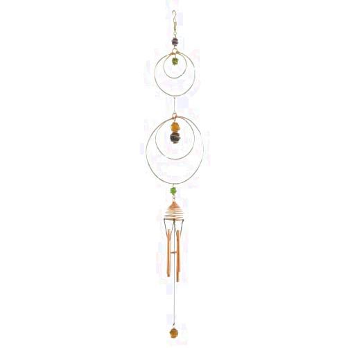 Red Carpet Double Loop Copper Wind Chime
