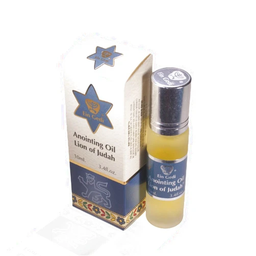 Ein Gedi New !!! Roll On Anointing Oil Lion of Judah 0.34oz from Holyland Jerusalem