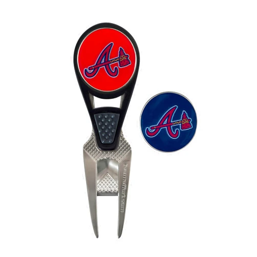 Team Effort MLB CVX Ball Mark Repair Tool & 2 Ball Markers