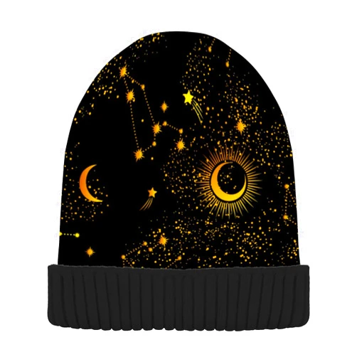 ALAZA Beanie for Women Men Winter Hat Reversible Skull Knit Cap