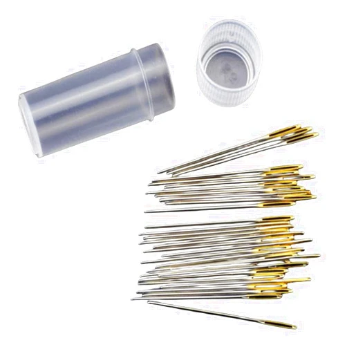 VBHHY 100pcs Cross Stitch Needles Hand-Stitched Embroidery, Embroidery Hand Needles Sewing Needles for Cross Stitching - Size 24