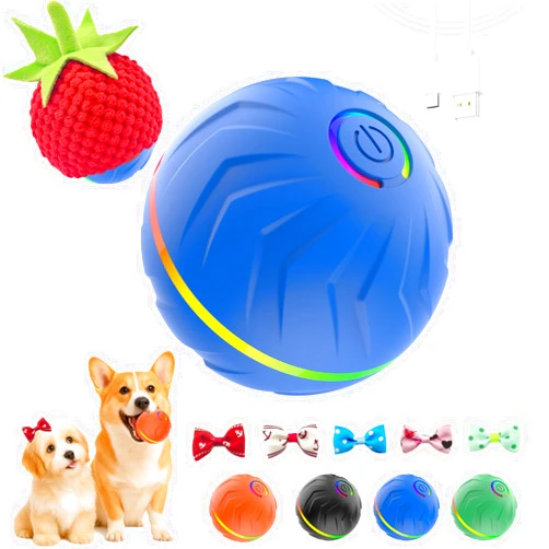 FUNNYDUCK 2026 T01 Interactive Dog Toys Dog Ball, Automatic Rolling and Bouncing Moving Dog Toy, Durable and USB Rechargeable, Fun Smart Toy for Puppy, Small, Medium and Large Dogs, Dog Toys to Keep Them Busy