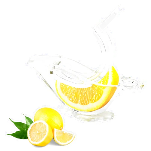 HNQH Manual Acrylic Lemon Slice Squeezer, Portable Transparent Fruit Juicer, Elegance Bird Shape, Hand Juicer for Orange Lemon Lime Pomegranate