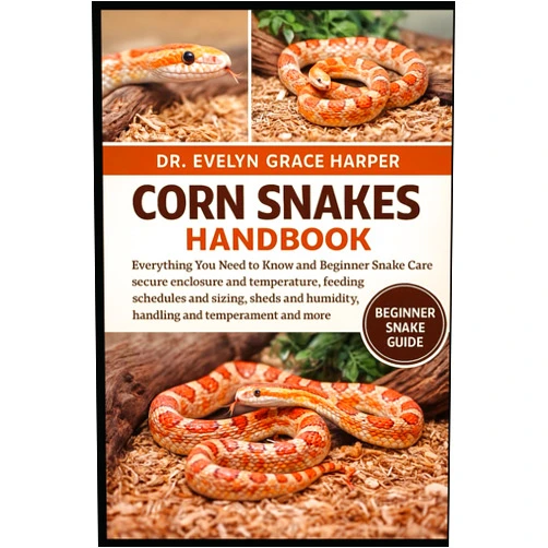 DR. EVELYN GRACE HARPER CORN SNAKES HANDBOOK: Everything You Need to Know and Beginner Snake Care — secure enclosure and temperature, feeding schedules and sizing, sheds and humidity, handling and temperament and more