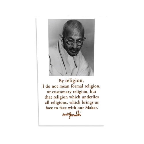 Generic Political Leaders of India Mahatma Gandhi Quote Posters (3) Canvas Painting Posters And Prints Wall Art for Living Room Bedroom Decor 12x18inch(30x45cm)