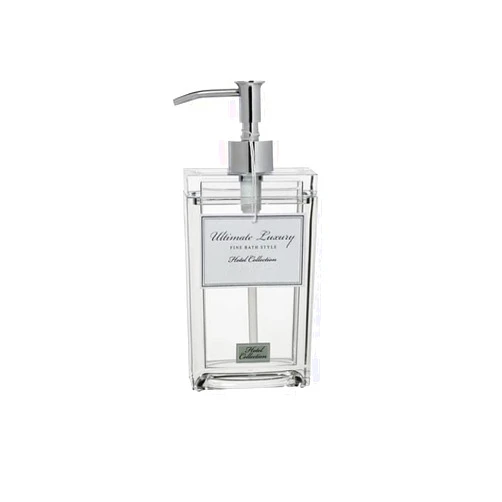 CreativeWare Clear Acrylic Hotel Collection Lotion Pump