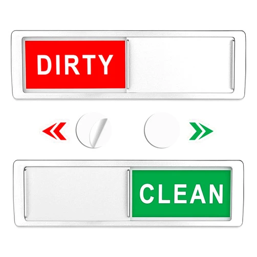 Sperric Classic Clean Dirty Magnet for Dishwasher, Strong Dishwasher Magnet Clean Dirty Sign, Dirty Clean Dishwasher Magnet - Stylish Home Decor Kitchen Sign Magnets - Dishwasher Clean Dirty Sign