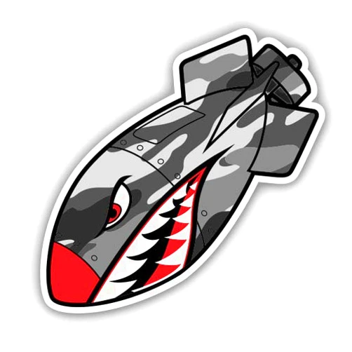 GT Graphics Express Tiger Bomb Camo War Hawk - 3