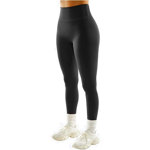 SUUKSESS Women No Front Seam Buttery Soft Leggings Ruched High Waist Yoga Pants