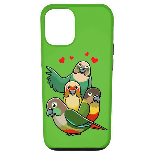 Green Cheek Conure Gifts Thembalove iPhone 12/12 Pro Green Cheek Conure Green-Cheeked Parakeet Parrot Case