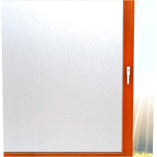 Unves Aibily Privacy Adhesive Window Film,Frosted Glass Sticker for Bathroom/Kitchen/Home,Etched Glass Vinyl Film for Heat Control/Glare Blocking(17.7x78.7In.)