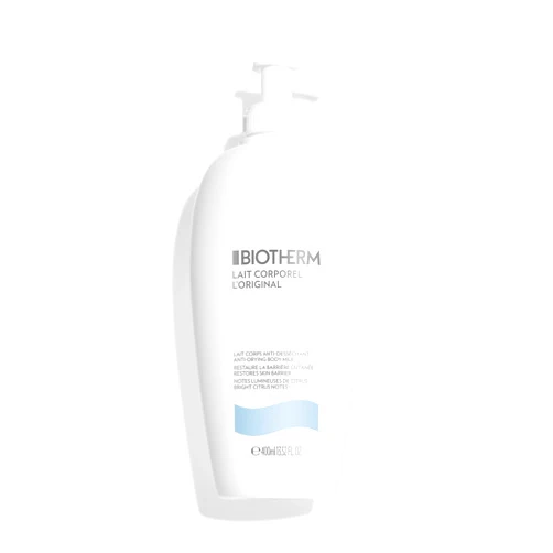 Biotherm Lait Corporel Anti-drying & Repairing Body Milk, For All Skin Types Contains A Blend Of Regenerating Biotech Plankton, Vitamin E, And Nourishing Lipids That Strengthen The Skin Barrier, 13.5