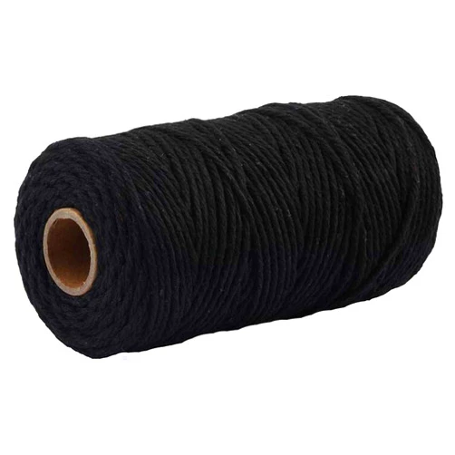 Yitongxing 109 Yard Macrame Cotton Cord,2mm/3mm/4mm Natural Twine String Cord Colored Rustic Cotton Rope Craft Cord for DIY Crafts Knitting Plant Hangers Christmas Wrapping Wedding Decorative Projects