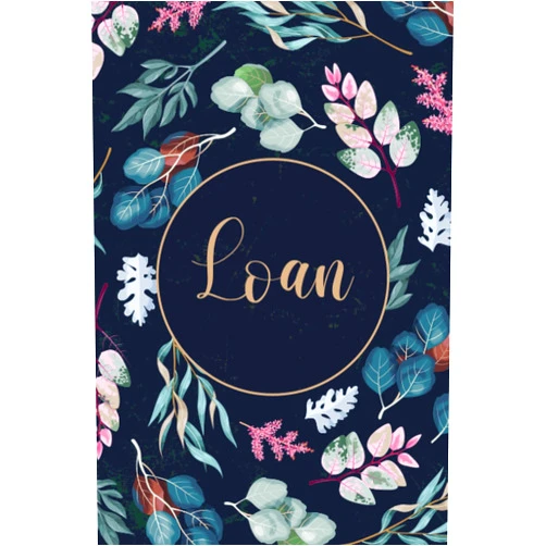 French Edition by Assetou Alwena RkF Edition (Author) Loan: Cahier personnalisé avec prénom Loan | Cadeau d'anniversaire pour fille, maman, femme, sœur ... | 110 pages lignée, Petit Format 6x9 pouces (15,24 x 22,86 cm) (French Edition)