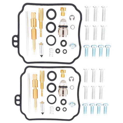 MOTOKU Pack of 2 Carburetor Rebuild kit for Yamaha Vstar 650 1998-2005