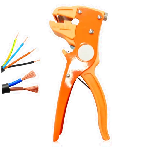 Fiopet Quick Strip, 2024 New Quickstriper Wire Striper, Self Adjusting Wire Stripper, Multifunctional Wire Stripper Crimper Cable Cutter Pliers 2 in 1 Automatic Wire Stripper and Cutter (#A2, 1PC)