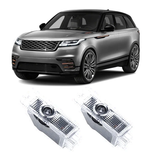 TFSOTLY 2 Pcs Never Fade Door Light Logo, Projection Ghost Shadow Welcome Puddle Light Compatible with Range Rover 2010-2022 Accessories (White)