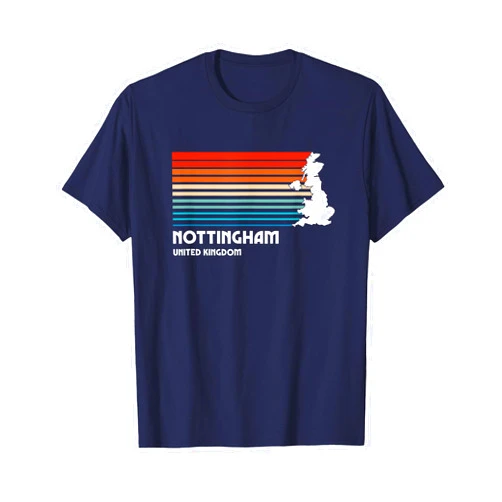 Tout Wear United Kingdom Nottingham United Kingdom Retro Vintage Style UK Graphic T-Shirt