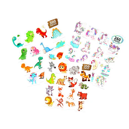Metker kids temporary tattoo stickers spree, including all themes.