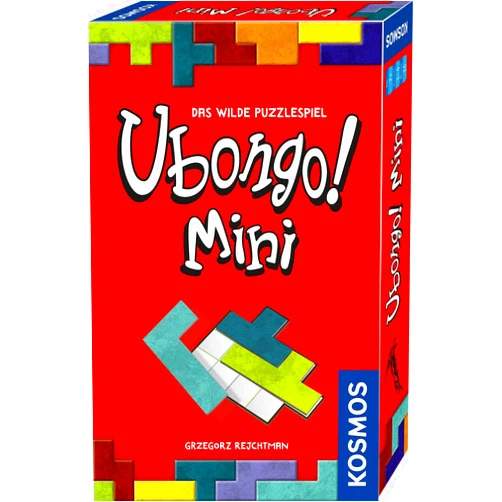 Kosmos 712679 Ubongo! Mini Gift Game, The Wild Puzzle Game, Tile Game from 7 Years for 1-4 People, Mini Edition of The Classic Board Game, Family Game, Small Gift