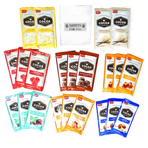 SENSORY4U Land O Lakes Cocoa Grab Bag Hot Chocolate Gift Set Variety Pack - 22 Packets Total - Try 8 Amazing Flavors