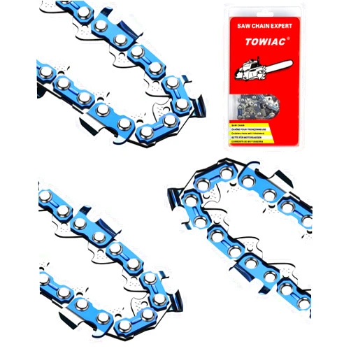 Towiac 10 Inch Chainsaw Chain 3 Pack,050