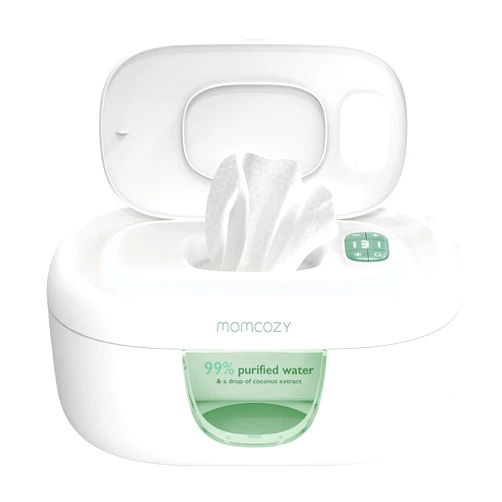 Momcozy Baby Wipe Warmer, Innovative Spring Design, Large Capacity Wipes Dispenser, Fast and Even Heating, 4 Modes of Temperature Heating Control, Diaper Wipe Warmer with Night Light