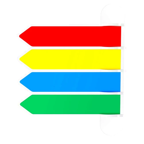 BBTO Exam Room Flags Pack 7 Inches Long Door Flags Primary Colors Chamber Flag Room Status Indicators Signal Flag for Doctors Offices Hospitals and Clinics Supplies (4 Flag System)