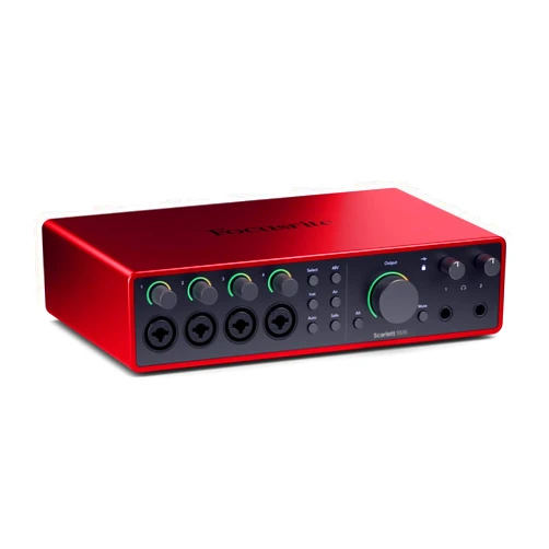 Focusrite Scarlett 18i16 4th Gen USB Audio Interface, for Songwriting, Music Production, Recording, and Podcasting — High-Fidelity, Studio Quality Recording, and All the Software You Need to Record
