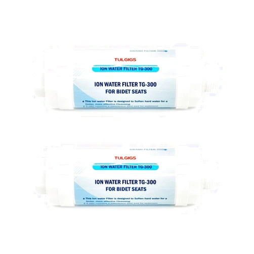 TULGIGS ION Filter TG300 - Premium Bidet Water Filter Set for Electronic Bidet Toilet Seats (2Pieces)