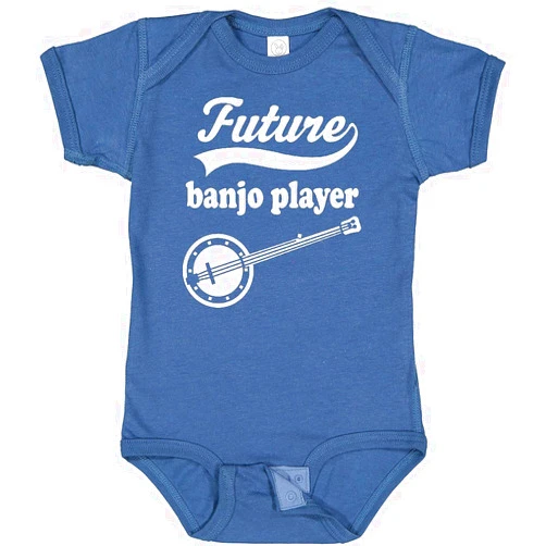 inktastic Future Banjo Player Childs Music Baby Bodysuit