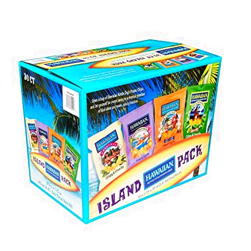 Tim's Cascade Hawaiian Potato Chips, Island Pack, Variety Pack, 1.5 oz, 30 ct