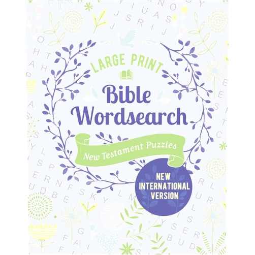 Eric Saunders Large Print Bible Wordsearch: New Testament Puzzles (NIV Edition)