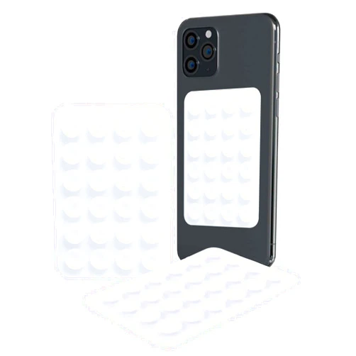 Spread Pixie Dust Suction Phone Case Mount, Silicon Adhesive Phone Accessory Shower Phone Sunction Holder Phone Mount Phone Case Adhesive Mount (White)