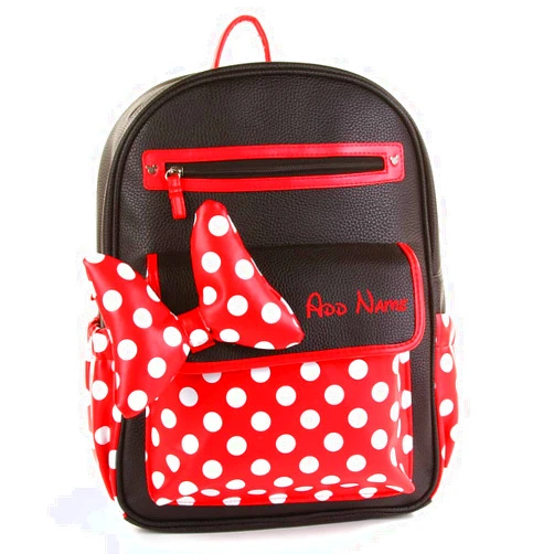 KishKesh Personalization Personalize Disney Minnie Mouse Diaper Backpack 3 PC Set