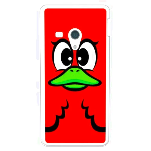 YESNO Honey Duck Red (Clear) / for AQUOS SH-M01 / Rakuten Mobile RSHM01-PCCL-201-N127