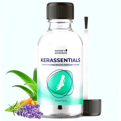 Nature’s NutriWave Kerassentials Oil, 8-IN-1 Plant-Based Formula, Natural Ingredients | Made in USA, No Stimulants, Non-GMO – 15ml, 1 Month Supply