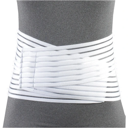 OTC Lumbosacral Support, 7-inch Lower Back, Lightweight Compression, Elastic, White, Universal