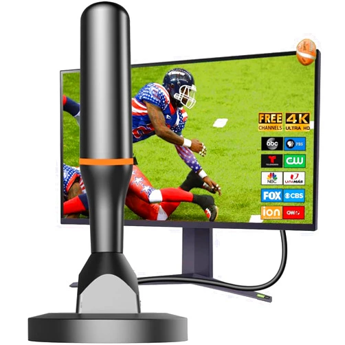 DTB TECH TV antennas-antenna for smart tv,TV antenna indoor,TV antenna for local channels,Digital tv antenna for smart tv indoor,1080P HDTV antenna for tv indoor 4k,8 Feet Long Antenna Coaxial Cable,Easy Setup