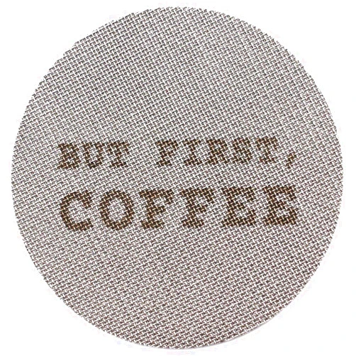 GEMINIGAMER2 GEMINI Espresso Puck Screen - 58.5mm,1.7mm Thickness 150μm Espresso Filter Screen - Mesh Coffee Reusable Filter For Espresso Portafilter Filter Basket 58mm - Made With 316 Stainless Steel