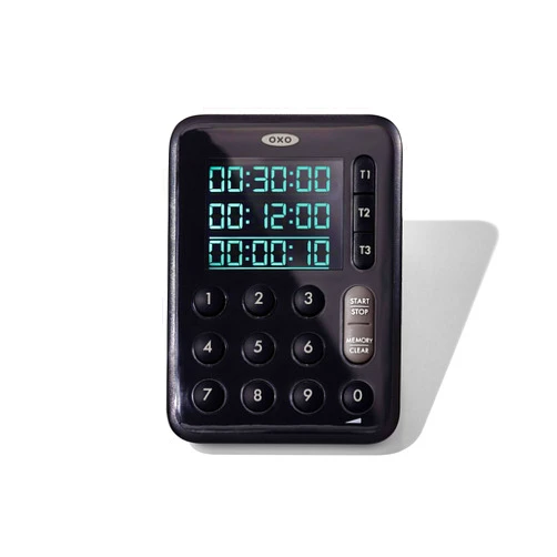OXO Good Grips Triple Kitchen Timer, Black